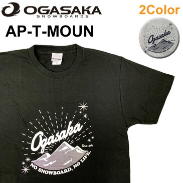 2020 OGASAKA オガサカ Tシャツ 半袖 AP-T-MOUN [21] [22] OGASAKA Snowboard スノーボード アパレル