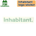 22-23 inhabitant インハビタント Inhabitant logo sticker [ISM22AC03] カッティング ステッカー シール デカール 転写 スノーボード スノボー スケートボード スケボー アクセサリー【あす楽対応】 その1