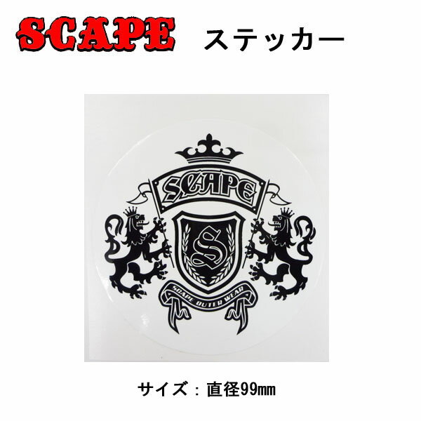 SCAPE【エスケープ】ステッカー[4] エ