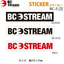 BC Stream r[V[Xg[ [BC-5] y1z Cutting Sticker JbeBOXebJ[ [WHT / BLK / RED] V[ fJ[ ] Xm[{[h Xm{[ ANZT[yyΉz