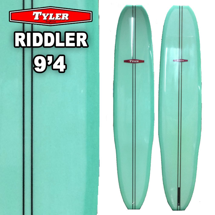 顼 եܡ TYLER SURFBOARDS RIDDLER 9'4 BlueGreen ɥ顼 󥰥ܡ LONG BOARD [ĶȽߤ̵]