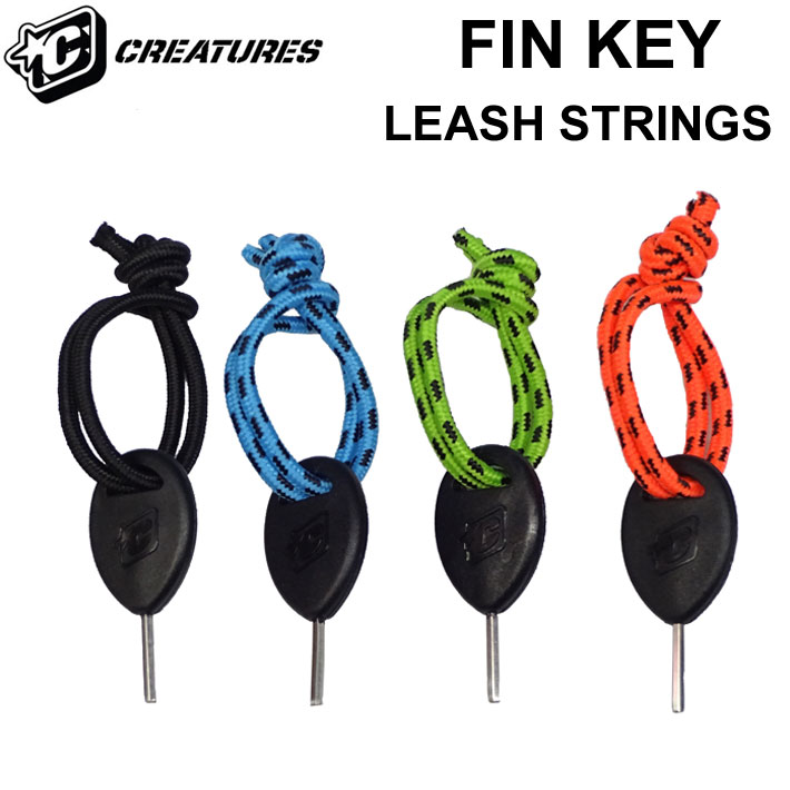 メーカー希望小売価格はメーカーカタログに基づいて掲載していますCREATURES　 FIN KEY LEASH STRINGS ・カラフルなリーシュストリングス ・ステンレススチールのフィンキー付き カラー：BLACK / ORANGE / BLUE / GREEN FCS FUTURE使用可能 ※メール便をご希望の場合、代引き決済はご利用頂けません。代引きをご希望の場合は、宅配便での発送となります。 CREATURES OF LEISURE ~WORLD'S BEST SURFING GEAR オーストラリアで誕生し、30年以上のキャンセルを誇り、世界のサーフアクセのトップブランドへと登りつめた「CREATURES OF LEISURE」 3度のワールドタイトルを獲得したミック・ファミング、ウィメンズワールドタイトルを7度保持している ステファニー・ギルモア、ナットヤング、ミッチ・コレポーン、ジェイ・デイビス、 アップカマーのイーサン・ユーイング、ジョアン・ドゥルー、グリフィン・コラピント達のフィードバックをもとに世界最高峰の品質を実現。 世界初の機能を装備したリーシュ、デッキ、ボードケース等、サーフアクセサリーをサプライ。 優れた開発力で次世代で見据えた商品を生み出していくサーフアクセサリーブランドです。