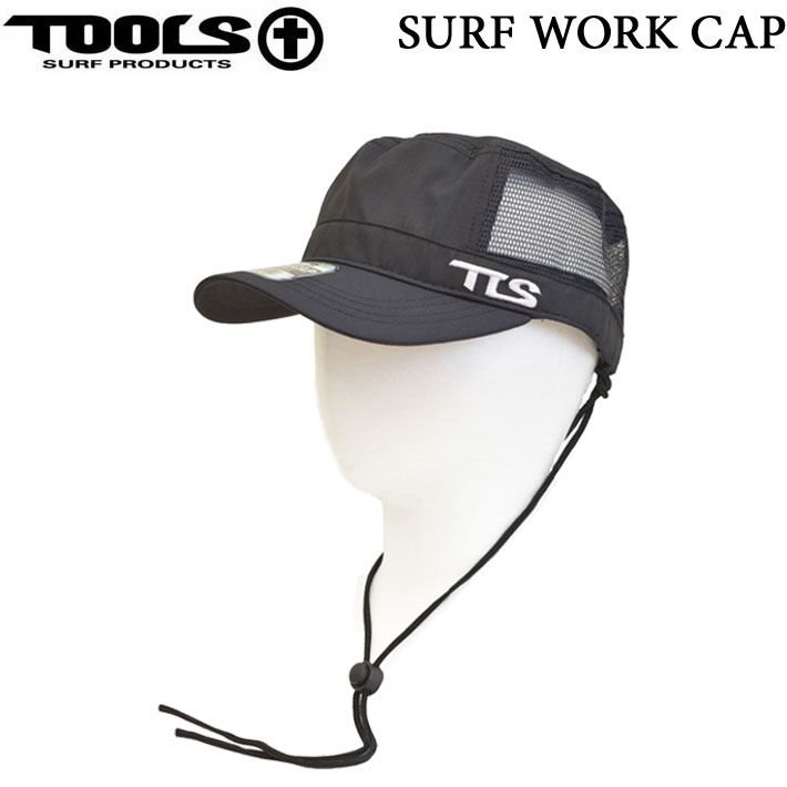 TOOLS ツールス サーフキャップ TLS WORK CAP ワークキャップ 水陸両用 フリーサイズ 日焼け防止 キャップ 男女兼用 ユニセックスのサムネイル
