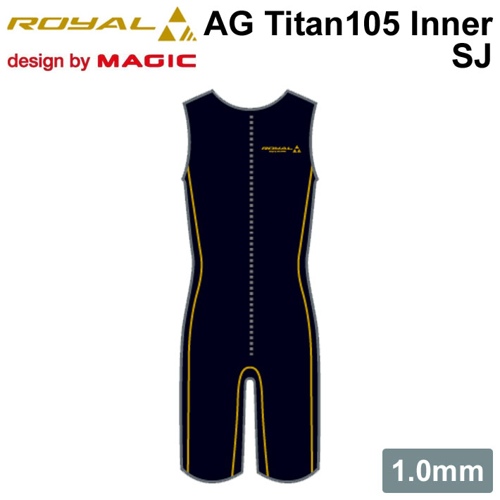 メーカー希望小売価格はメーカーカタログに基づいて掲載していますMAGIC マジック 世界でもトップクラスのウエットスーツを手がけているBE WETよりリリースする冬用小物ブランドMAGIC(マジック)。 日本が誇るウェットスーツメーカーで作られるMAGICは信頼と実績から多くのユーザーから注目され続けている。 Royal AG Titan105 SJ 1mm - ロイヤル インナー ショートジョン - ・1mmのネオプレーンが断熱層を形成。 ・チタンシルバーのW効果で高保温性を発揮。 ・ウォータードロップ効果に優れた速乾起毛ジャージ ・SJ / SSPはフロントストレッチファスナー仕様 【AG Titan 105 (エージーチタン105)】 ・チタンとシルバーのW効果で、人体から放出された熱エネルギーを反射し高保温性を発揮します。 ・ウォータードロップ効果を高めた繊維プランは、速乾性に優れシルバーの消臭除菌効果と共にメンテナンス性に寄与します。 サイズ(cm):S=160 / M=165 / L=175 / XL=180 ※SサイズはレディースFREEサイズです MADE IN JAPAN