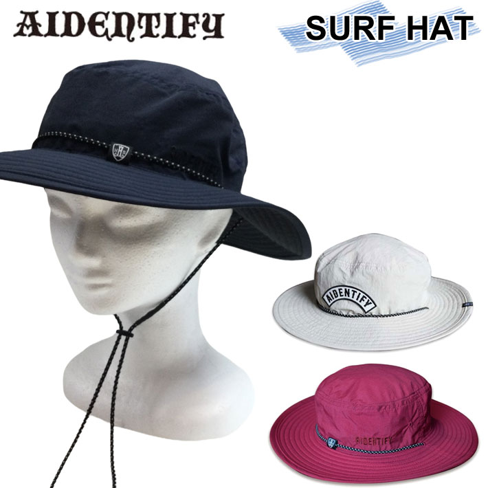 [メール便発送商品] AIDENTIFY SURF HATS アイデンティファイ サーフハット 帽子 日焼け防止 日焼け対策 [UV対策特集]