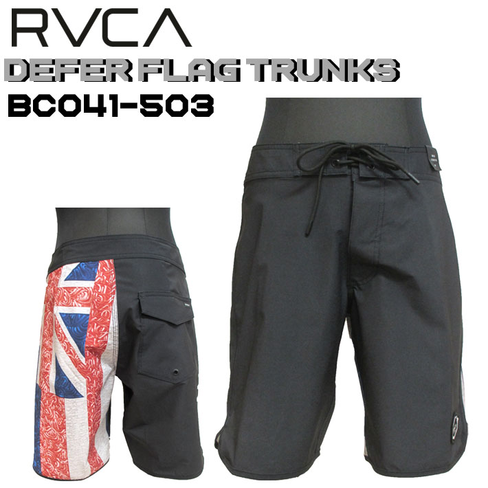 楽天フォローズ　surf＆snow在庫限り RVCA ルーカ ボードショーツ BC041-503 DEFER FLAG TRUNK メンズ サーフトランクス ハーフパンツ 水着 プール 海 海水浴 [メール便発送商品]