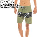 [J RVCA T[tpc Y gNX {[hV[c [BD041-517] 2023 p Cp v[ C C T[tB nC HAWAII MONSTERA 2.0 VA BANDED TRUNK [[֔i]