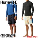 2024 ハーレー Hurley ウェットスーツ ジャケット  メンズ ADVANTAGE PLUS 1mm L/S JACKET アドバンテージ プラス サーフィン ウエットスーツ 日本正規品