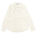 【P10倍★3/30～4/1】エルマンノ シェルヴィーノ ジュニア ERMANNO SCERVINO JUNIOR (B19BK501SIS WH) ホワイト キッズ 長袖 シャツ ブラウス