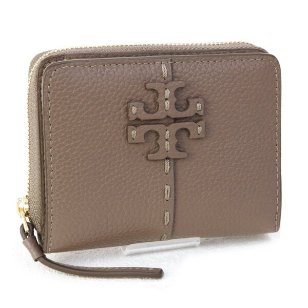 トリーバーチ TORY BURCH 財布 MCGRAW BI-FOLD WALLET 折財布 グレーブラウン (64522 963 SILVER MAPLE)