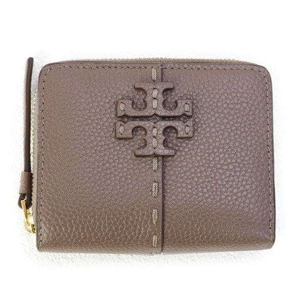 トリーバーチ TORY BURCH 財布 MCGRAW BI-FOLD WALLET 折財布 グレーブラウン (64522 963 SILVER MAPLE)