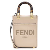 եǥ FENDI Хå 󥷥㥤 åѡ ⡼ MINI SUNSHINE SHOPPER դ 2WAY ߥ˥Хå ١ (8BS051 ABVL F19PN BEIGE)