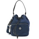 󂠂 g[o[` TORY BURCH(134652 403 ROYAL NAVY) 22aw lCr[ VIRGINIA BUCKET BAG @[WjA nhobO 2WAY obO V_[obO