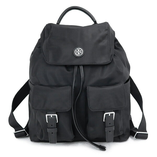 2022AW 新作 トリーバーチ TORY BURCH バッグ VIRGINIA FLAP BACKPACK バックパック リュック ブラック (85061 001 BLACK)【あす楽対応】