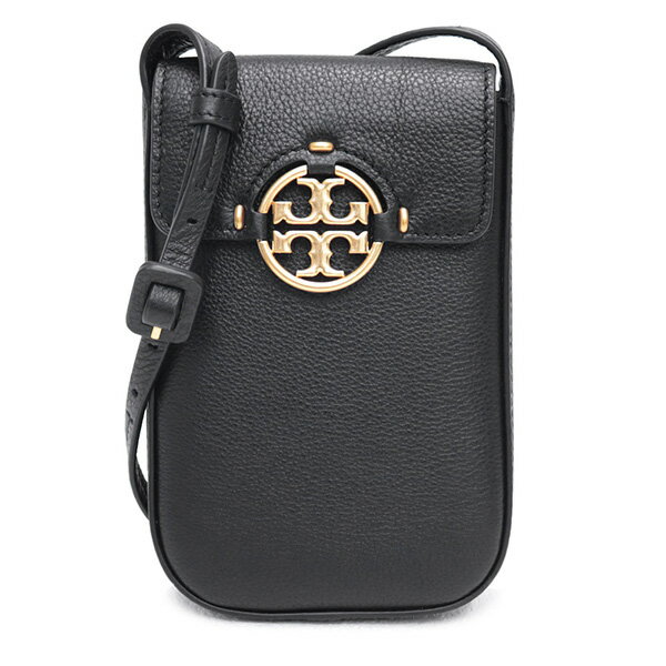 トリーバーチ　ポシェット 【15日(水)はP10倍!】トリーバーチ TORY BURCH (84077 001 BLACK) 23AW ブラック MILLER PHONE CROSSBODY ミラー フォン クロスボディ スマホケース ショルダーバッグ ポシェット