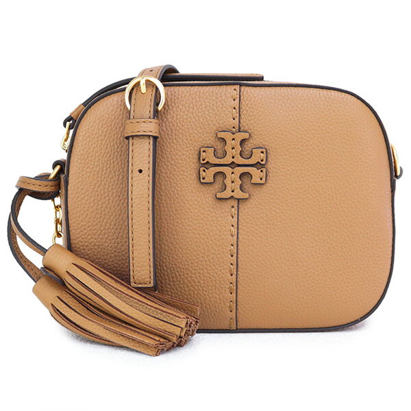 トリーバーチ バッグ（レディース） トリーバーチ TORY BURCH (64447 227 TIRAMISU) 22ss ライトブラウン MCGRAW CAMERA BAG マックグロー ショルダーバッグ バッグ