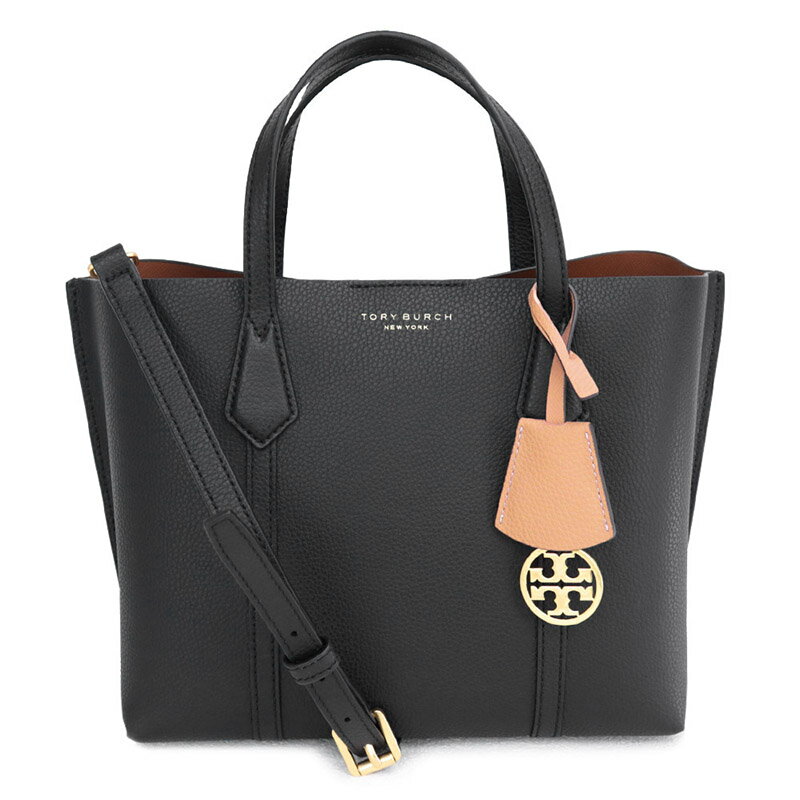 トリーバーチ バッグ（レディース） トリーバーチ TORY BURCH (81928 001 BLACK) 23SS ブラック PERRY SMALL TRIPLE COMPARTMENT TOTE ペリー スモール トリプルコンパートメント バッグ トート ハンドバッグ 2way ショルダーバッグ