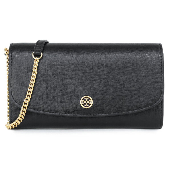 トリーバーチ 財布（レディース） トリーバーチ TORY BURCH (137152 001 BLACK) 23SS ブラック ROBINSON CHAIN WALLET チェーンウォレット 長財布 財布