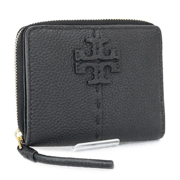 トリーバーチ 財布（レディース） 【P5倍!6/2(日)23:59迄】トリーバーチ TORY BURCH (64522 001 BLACK) 23SSブラック MCGRAW BI-FOLD WALLET マックグロー レディース 財布 折財布