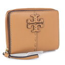 トリーバーチ 財布（レディース） トリーバーチ TORY BURCH (64522 227 TIRAMISU) 22aw ライトブラウン MCGRAW BI-FOLD WALLET マックグロー 折財布 財布【あす楽対応】