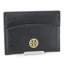 トリーバーチ TORY BURCH (84070 001 BLACK) 23SS カードケース ROBINSON CARD CASE カード入れ ブラック