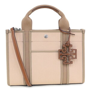 2023SS 新作 トリーバーチ TORY BURCH バッグ TWILL SMALL TORY TOTE トリー ツイル スモール トート ピンクベージュ (142577 654 COY PINK)【あす楽対応】