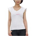 【在庫処分セール】訳あり2 ウンガロ フィーバー ungaro fever (29807M 100 WH white) ホワイト フリル Tシャツ