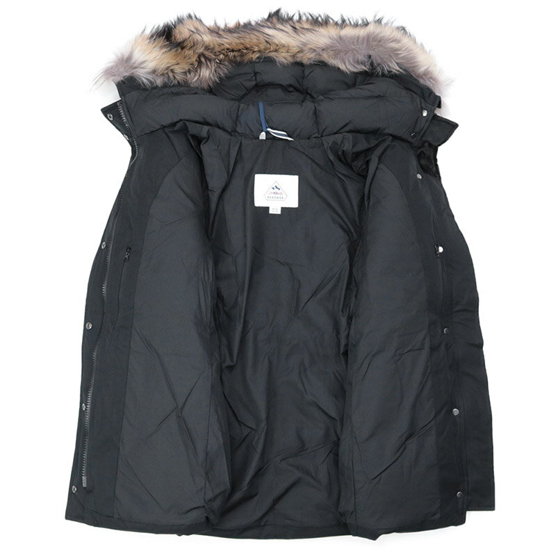 ピレネックス PYRENEX レディース ボルドー BORDEAUX FUR INTL ダウンコート ジャケット アウター ブラック (HWQ025 BLACK)