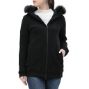 【アウターセール】ウールリッチ WOOLRICH (CFWWSW0036FRUT1815 BLACK 100) 20aw-21aw ブラック WOOL COTTON HOODIEレディース アウター パーカー