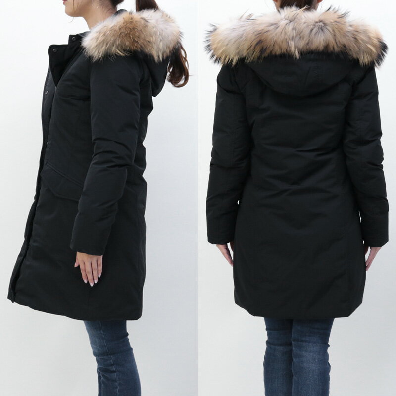 【アウターセール】ウールリッチ WOOLRICH MODERN VAIL COAT レディース ダウンジャケット モダンベールコート ブラック (CFWWOU0297FRUT0573 BLACK 100)