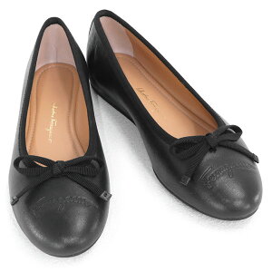 サルヴァトーレ フェラガモ Salvatore Ferragamo (BALLERINA 0754016 NERO) 22aw ブラック 靴 レディース フラット パンプス バレエシューズ