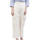 【P5倍★4/30・5/1】マックスマーラ ウィークエンド MaxMara WEEKEND (PINETA 51361329 IVORY 001) 22aw アイボリー コットン カーゴ パンツ ボトムス