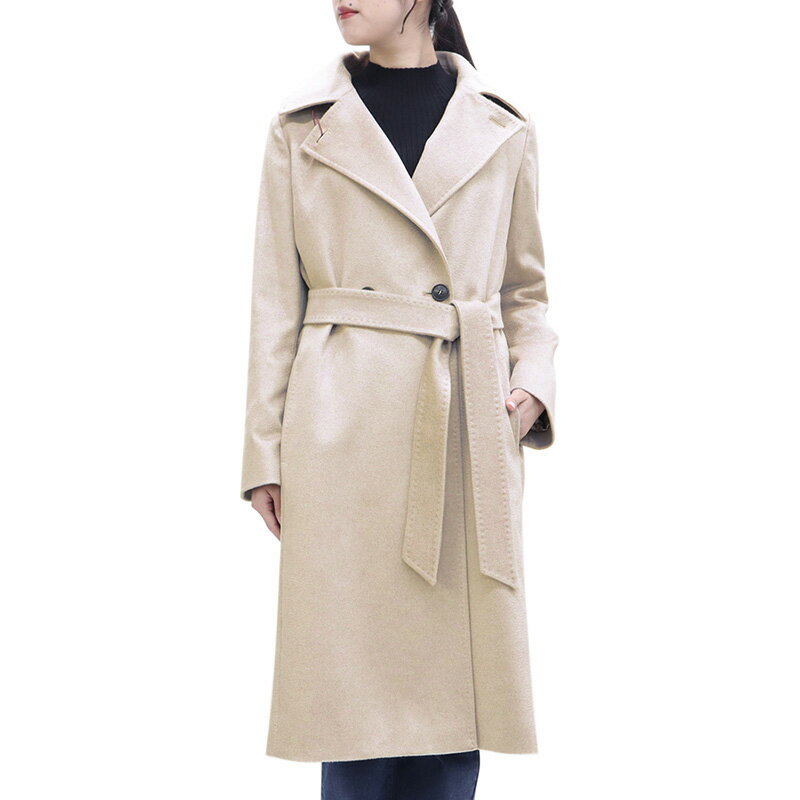 マックスマーラ ステュディオ MaxMara STUDIO (COLLAGE 60160929 BEIGE 005) 22aw ベージュ カシミア コート アウター