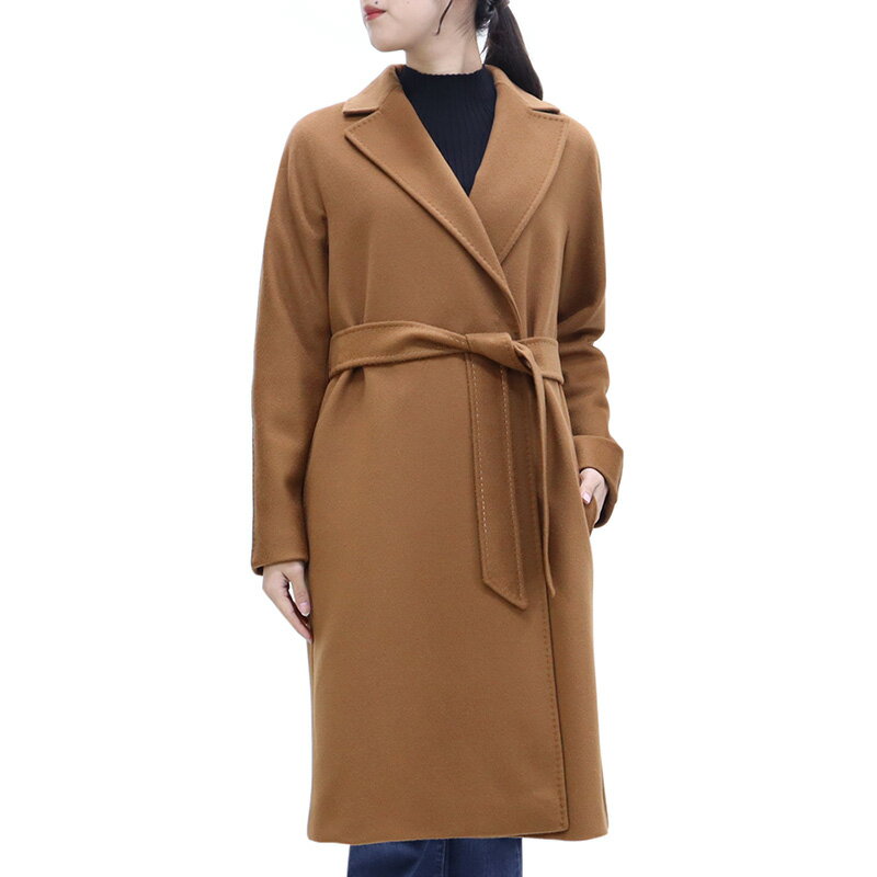 マックスマーラ 【P10倍★5/25～27 1:59迄】マックスマーラ ステュディオ MaxMara STUDIO (SUPERBO 60161429 LIGHT BROWN 059) 22aw ブラウン ヴァージンウール コート アウター