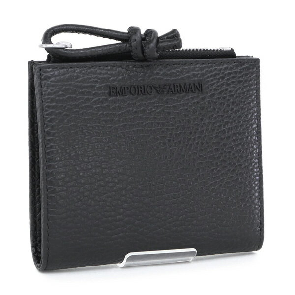 【15日(水)はP10倍!】【期間限定セール】エンポリオアルマーニ EMPORIO ARMANI (Y4R262 Y068E 80001 BLACK) 23SS メンズ 財布ブラック 折財布