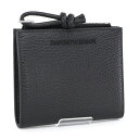 【25日(木)はP10倍！】【期間限定セール】メンズ エンポリオアルマーニ EMPORIO ARMANI (Y4R262 Y068E 80001 BLACK) 23SS 財布ブラック 折財布