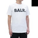 【25日(木)はP10倍！】ボーラー BALR. (B1112.1048 OXFORD GREY) 22aw Brand Straight T-Shirt グレー メンズ トップス 半袖 Tシャツ