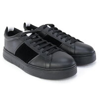 エンポリオアルマーニ EMPORIO ARMANI 靴 メンズ スニーカー ブラック×ホワイト (X4X287 XM484 L012 BLACK+BLACK+OPT.WHITE)