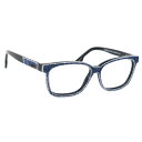 ディーゼル DIESEL (DL5137 005 BL×BK) ブルー×ブラック メガネフレーム 眼鏡 ウェリントン レディース(4)