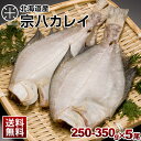 カレイ 北海道産 宗八鰈(そうはちカレイ)250-350g 5尾セット【送料無料】旨さの秘密は自慢の【利尻昆布】昆布干物 北海道 お土産 お取り寄せ 食品 食べ物 魚