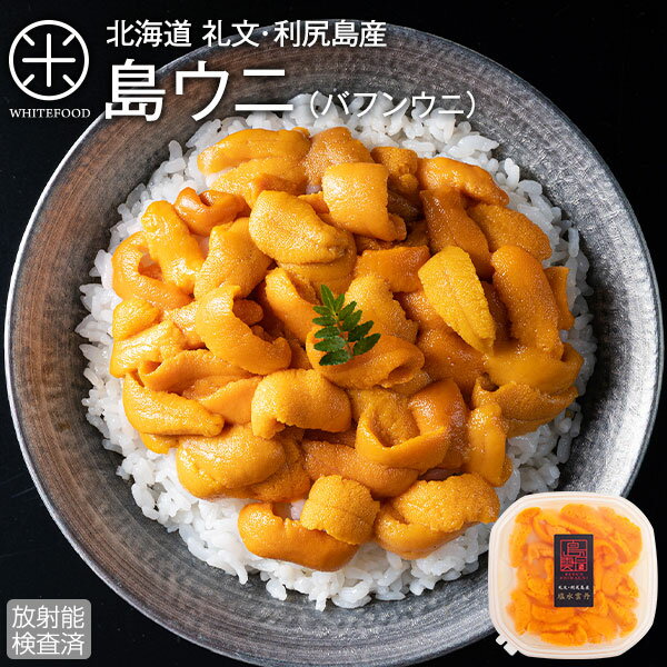 【水揚げ次第お届け】うに 北海道 礼文・利尻島産 生エゾバフンウニ 80g(うに丼1杯分) 【送料無料】放射能検査済雲丹 生うに 塩水パック 塩水ウニ ギフト グルメ 食品 食べもの 海鮮 海鮮丼 寿司 贈り物 お取り寄せグルメ ミョウバン不使用 バフンウニ