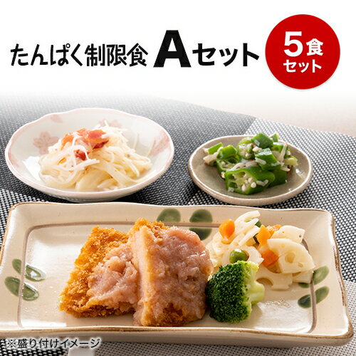 【たんぱく制限食】冷凍弁当セット　バランスA　冷凍弁当 冷凍食品 冷凍おかず 低たんぱく質 低塩分 たんぱく制限 塩分制限 腎臓病 腎臓病食 透析 透析食 昼食 ランチ 夕食 ディナー 惣菜 簡単おかず 簡単調理 時短調理 非常食 保存食 介護食 父の日 母の日 敬老の日