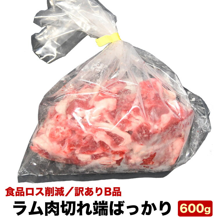 ラム 小肉 600g 羊肉 切れ端 端材 端っこ 小肉 訳あり わけあり 訳有 B品 ロス 削減企画（お届け日指定..