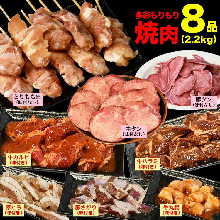 8点 合計2.2kg 多彩もりもり 焼肉 セ