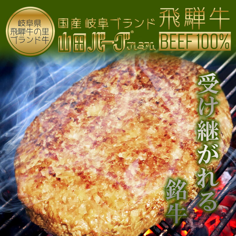 高級 国産 飛騨牛 ハンバーグ 山田バーグ プレミアム 1,350g 大きい BIG サイズ 美味しい 安心・安全 ISO導入工場生産 BBQ バーベキュー グルメ ギフト で 大人気 冷凍 食品 お取り寄せ グルメ