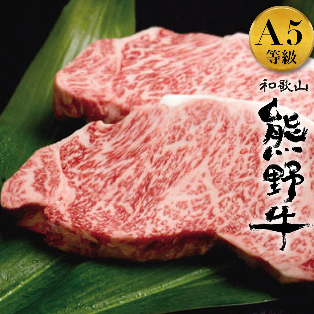 バーベキュー 肉 サーロイン ステーキ A5 熊野牛 和歌山県産 国産 500g 約250g 2枚