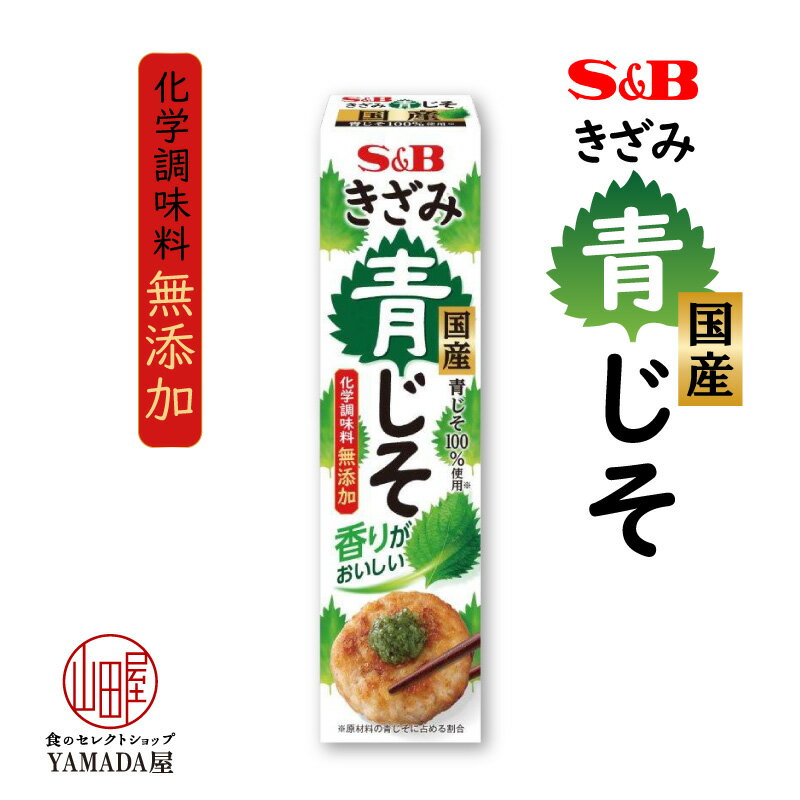 きざみ 青じそ 38g 1個 チューブ エスビー 調味料 しそ 国産青じそ 化学調味料 無添加 ペースト SB S&B ヱスビー食品 粘体 ねり S＆B きざみシリーズ