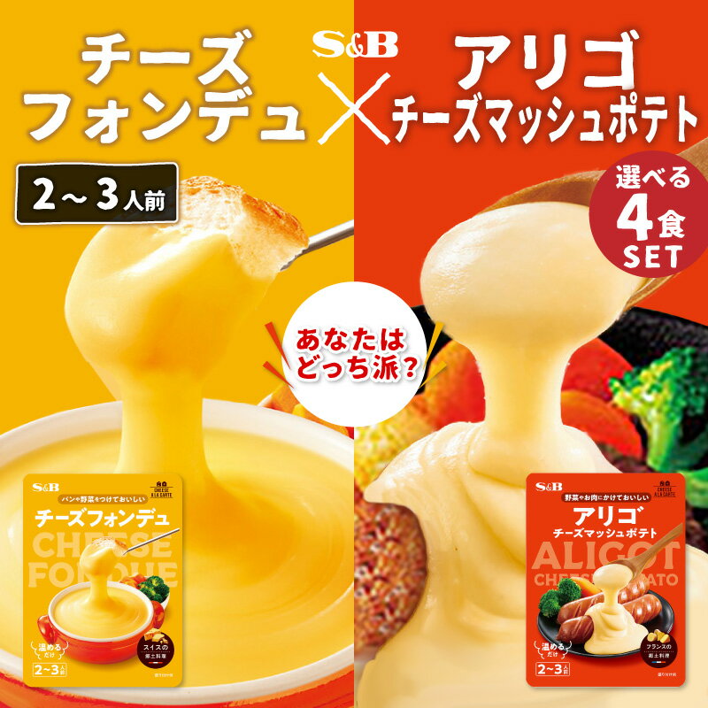 【4袋セット】 チーズアラカルト チーズフォンデュ エスビー