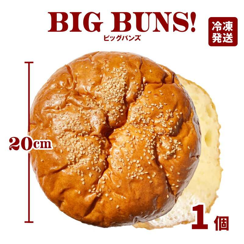 山田バーグシリーズ 【 控え目山田バーグ専用バンズ 】直径20cm ビッグバンズ ハンバーガー パン 冷凍