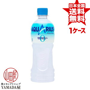 安心のメーカー直送！玄関で楽々受取♪ アクエリアスゼロ PET 500ml×24本 1ケース AQUARIUS スポーツドリンク 清涼飲料水 ペットボトル 日本コカ・コーラ